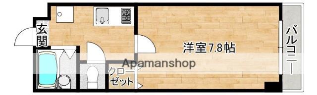ルーミネス芦谷1番館(1K/1階)の間取り写真