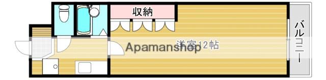 アミュージア91(1K/3階)の間取り写真