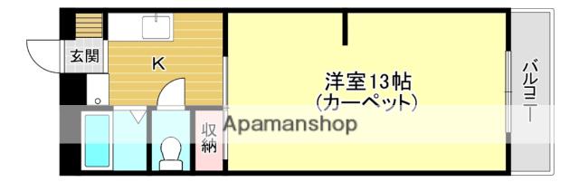 エクセレントハイツ(1K/2階)の間取り写真