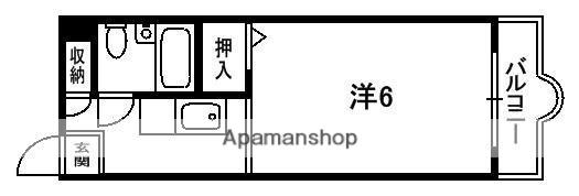 ACADEMIA KITAGEN(1K/5階)の間取り写真