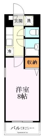 エーデルワイス61(1K/5階)の間取り写真