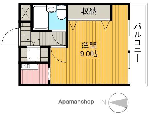 アビタシオンマキシマ(1K/3階)の間取り写真