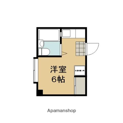 サンクシャンブル(ワンルーム/1階)の間取り写真