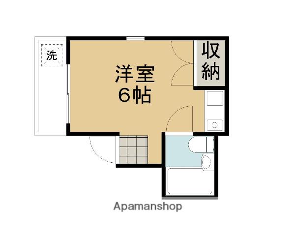 CUBE35(ワンルーム/3階)の間取り写真
