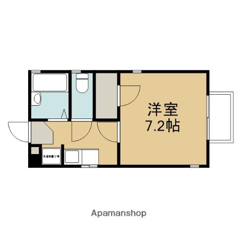 シェソワ(1K/2階)の間取り写真
