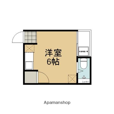 ハイツ松ヶ崎(ワンルーム/1階)の間取り写真