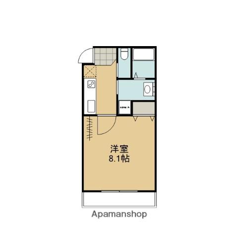 MESA VERDE 北山Ⅲ(1K/3階)の間取り写真