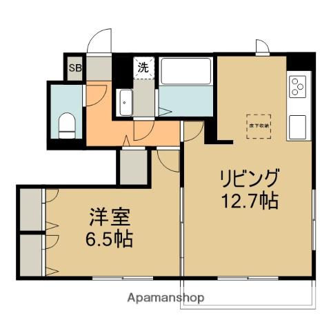 CASA OLIVE(1LDK/1階)の間取り写真