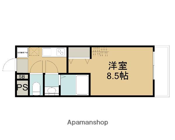 FELIZ MORADA(1K/3階)の間取り写真