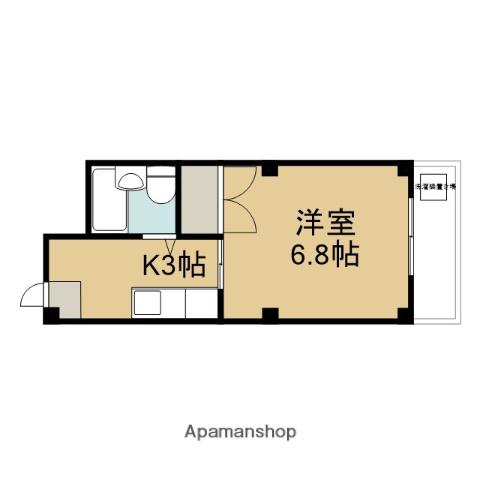 メゾン谷(1K/2階)の間取り写真