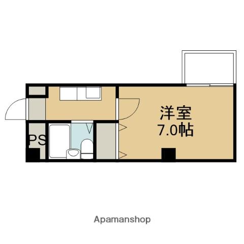 ラモヴェール大塚(1K/2階)の間取り写真