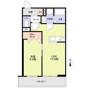 FORESTMAISON京都北山 ウエスト(1LDK/2階)の間取り写真