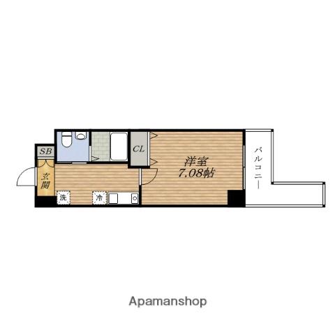 CASSIA TOYONAKA MIKUNI(1K/8階)の間取り写真