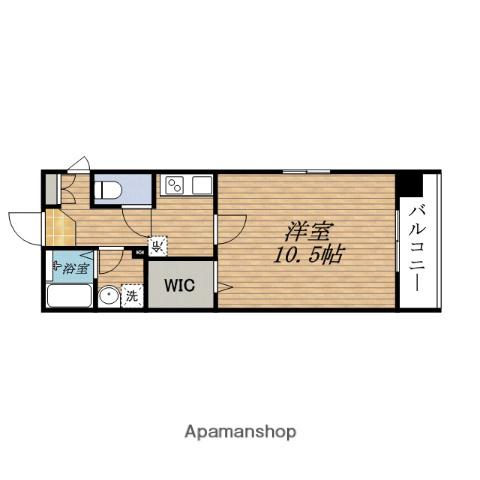 TMK ESAKA(1K/9階)の間取り写真