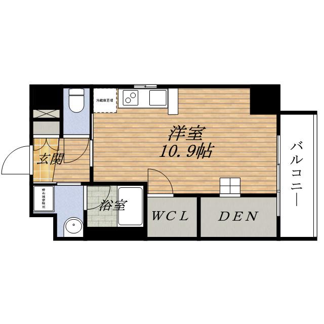 ドルチェヴィータ新大阪(1K/5階)の間取り写真