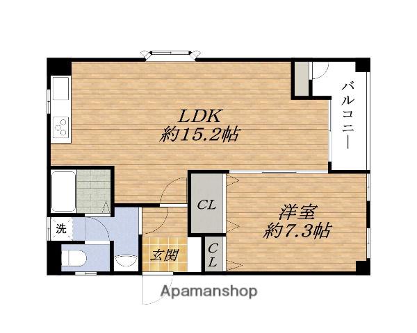 アルシェESAKA(1LDK/5階)の間取り写真