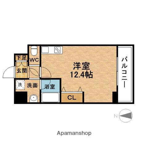 KONISHIマンション(ワンルーム/3階)の間取り写真