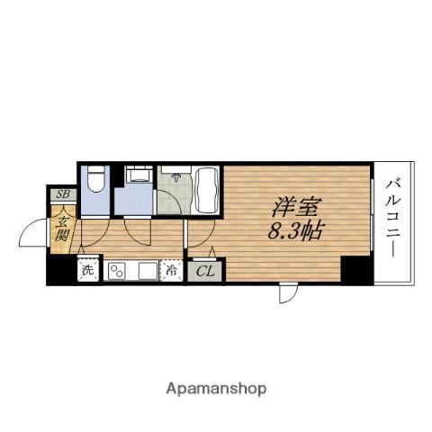MDI.J 江坂コート(1K/5階)の間取り写真