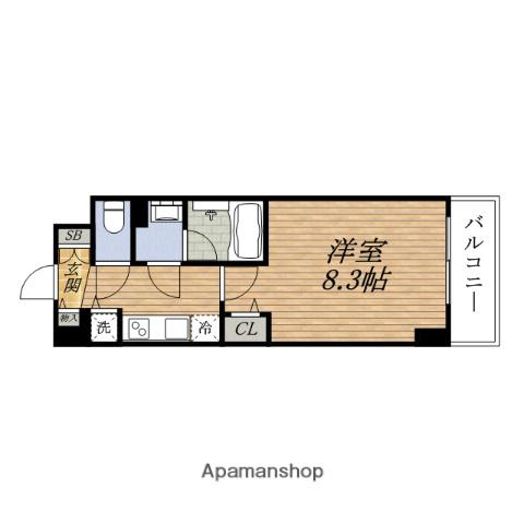 MDI.J 江坂コート(1K/5階)の間取り写真