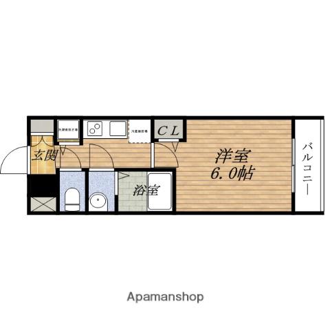 PRESSANCE新大阪ザ・シティ(1K/5階)の間取り写真