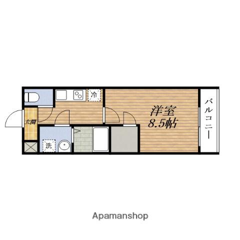 フジパレス吹田イースト1番館(1K/1階)の間取り写真