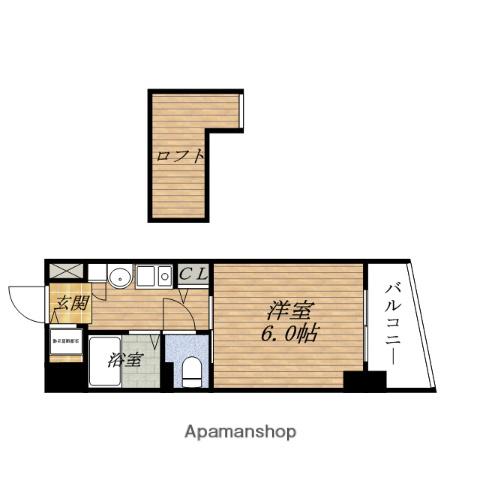ESTEM COURT新大阪Ⅲステーションプラザ(1K/2階)の間取り写真