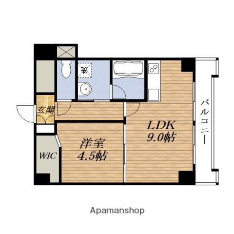 パークモダン新大阪旧サムティ新大阪ウエスト(1LDK/2階)の間取り写真