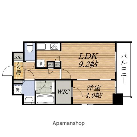 コンフォリアESAKA広芝町(1LDK/6階)の間取り写真