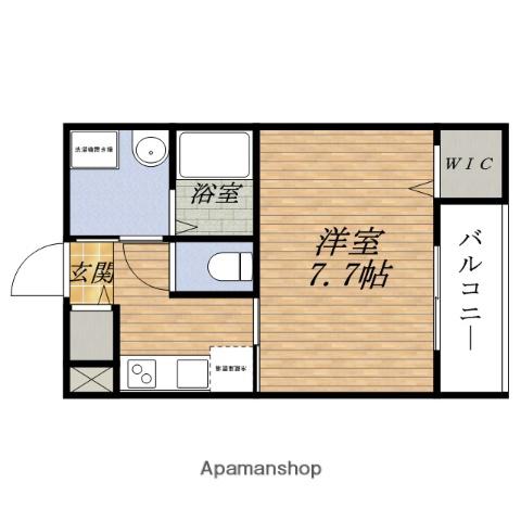 PLEIADES千里山田(1K/5階)の間取り写真