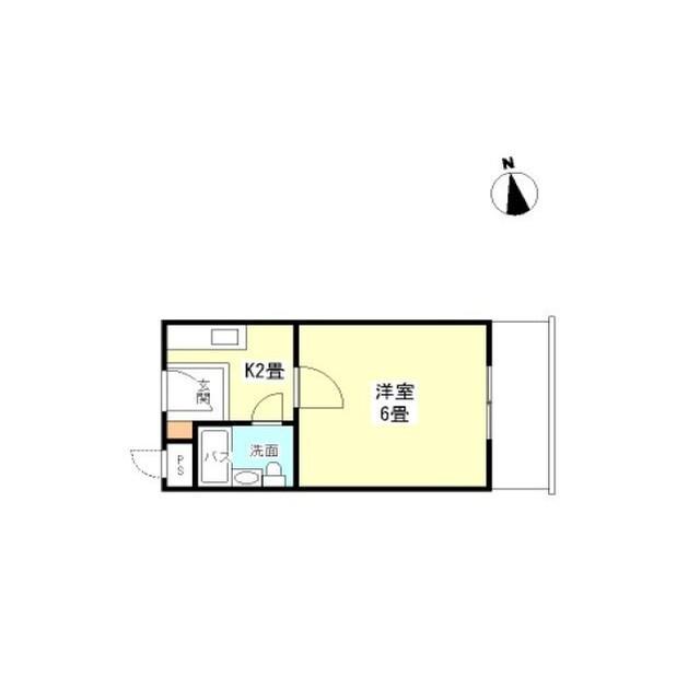 マリアージュ箕面(1K/3階)の間取り写真