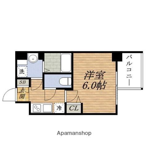 エスリード新大阪グランファースト(1K/3階)の間取り写真