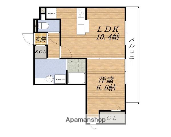 グランシャリオ3(1LDK/3階)の間取り写真