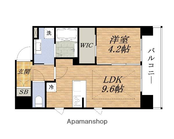 第26セキネマンション(1LDK/3階)の間取り写真