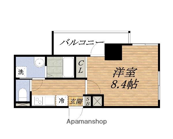 DIMUS SHIN-OSAKA(1K/10階)の間取り写真