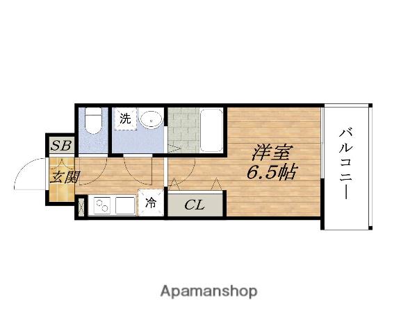 FIRSTFIORE吹田ブランシェ(1K/7階)の間取り写真