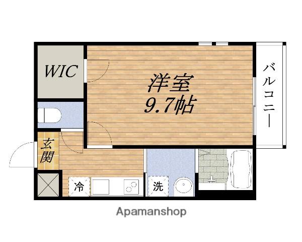 FUJIPALACE 吹田寿町V番館(1K/2階)の間取り写真