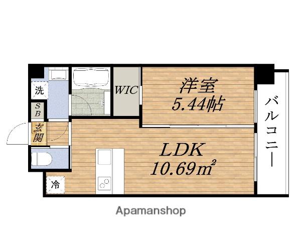 PREGIO吹田(1LDK/9階)の間取り写真
