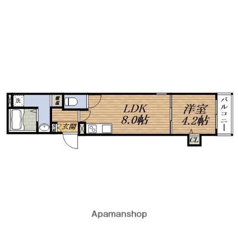 FDS吹田Ⅰ番館(1LDK/1階)の間取り写真