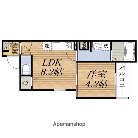 FDS吹田Ⅱ番館(1LDK/3階)の間取り写真