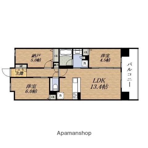 エスリード箕面船場阪大前(2SLDK/10階)の間取り写真