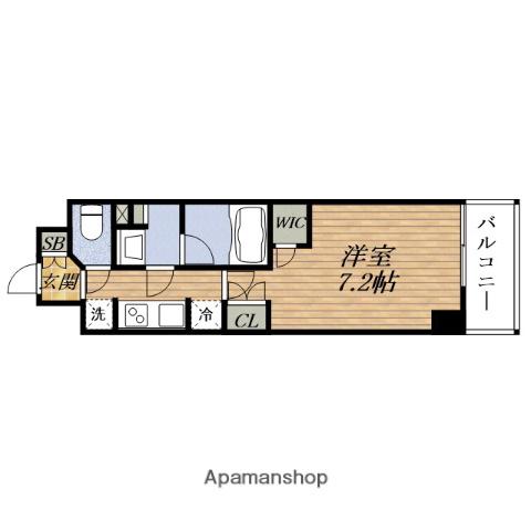 THE MUTUAL ESAKA(1K/5階)の間取り写真