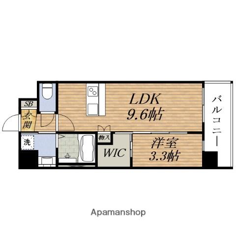 SERENITE ESAKA MIRAKU(1LDK/5階)の間取り写真