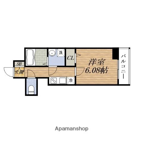 ARCA SHOJAKU(1K/2階)の間取り写真