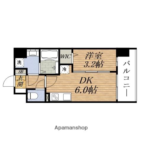 PRESSANCE東淀川駅前プローシェ(1DK/3階)の間取り写真