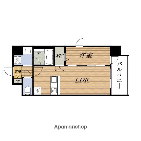 ブランシエスタ南吹田PARKSIDE(1LDK/7階)の間取り写真