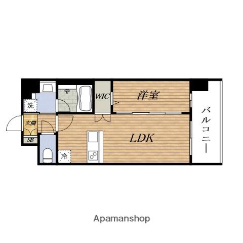 ブランシエスタ南吹田PARKSIDE(1LDK/5階)の間取り写真