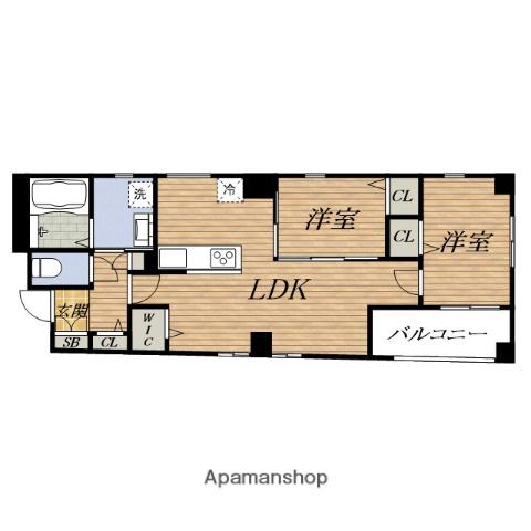 VEINZ 吹田(2LDK/7階)の間取り写真