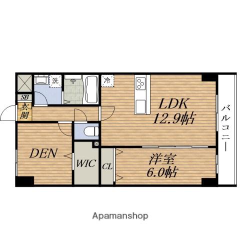 GROOVE豊中RESIDENCE(2LDK/5階)の間取り写真