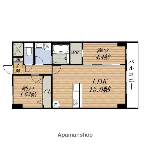 GROOVE TOYONAKA RESIDENCE(2LDK/7階)の間取り写真