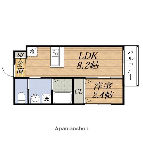 リアコート KANDAIMAEⅡ(1LDK/3階)の間取り写真